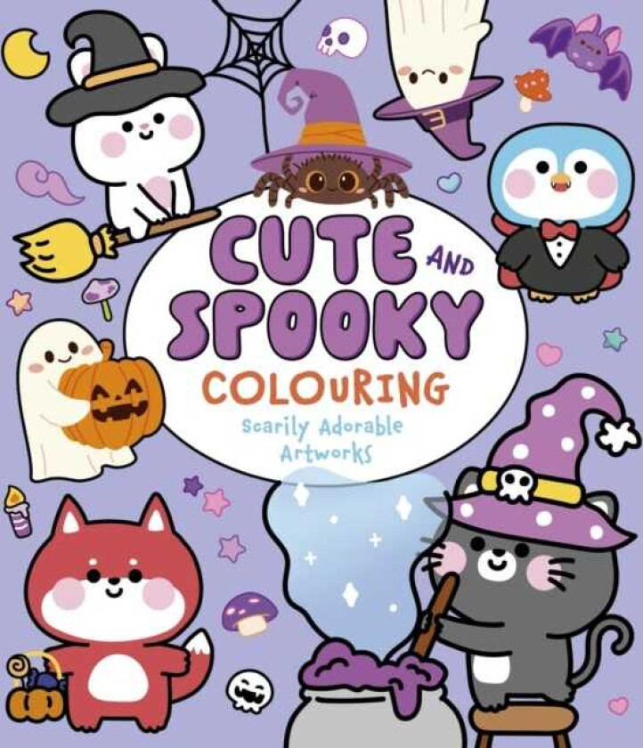 Cute and Spooky Colouring Scarily Adorable Artworks