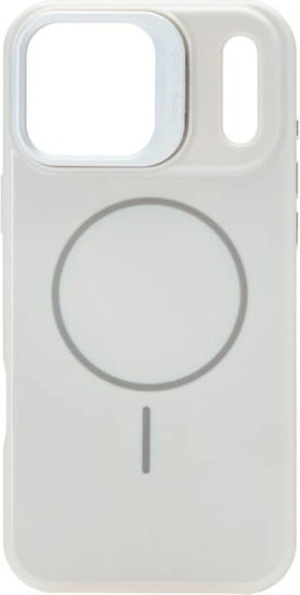 Flip Stand Case Mobildeksel for iPhone 17 Pro Max Hvit