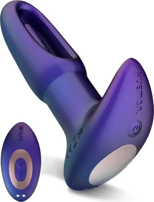 Voyager Vibrating Butt Plug With Tapping