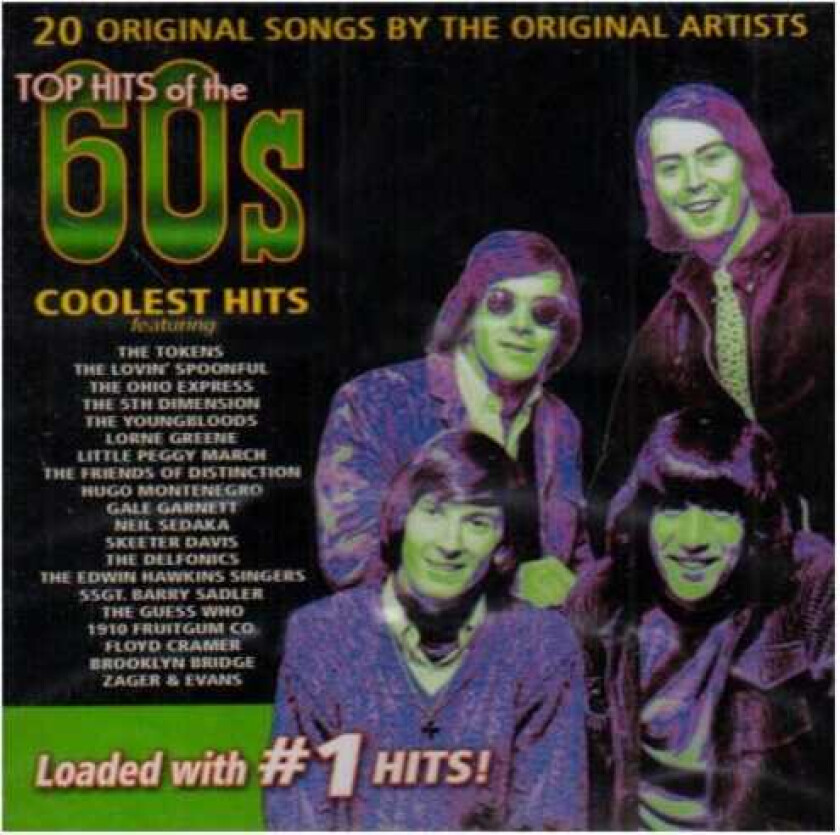 Diverse Artister Top Hits Of The 60's: Coolest Hits CD