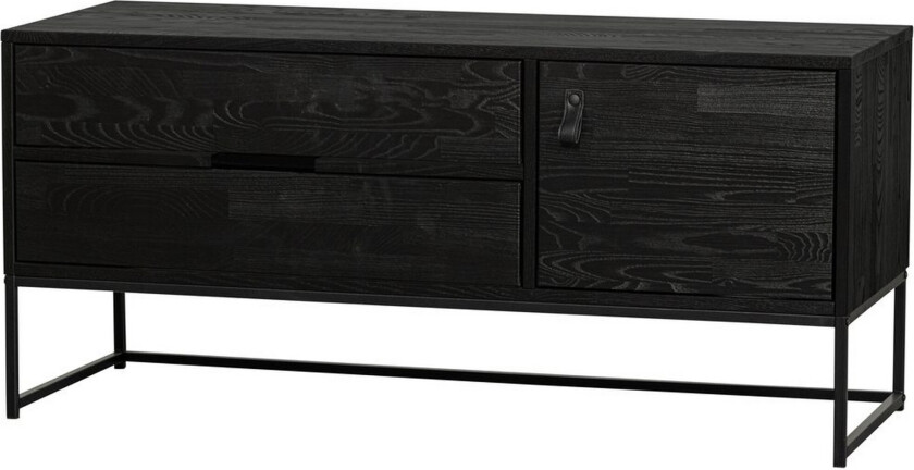 TV-enhet Silas - Blacknight, Ask, 120 cm