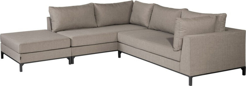 Hageloungesett Sicilië - Taupe, Venstre