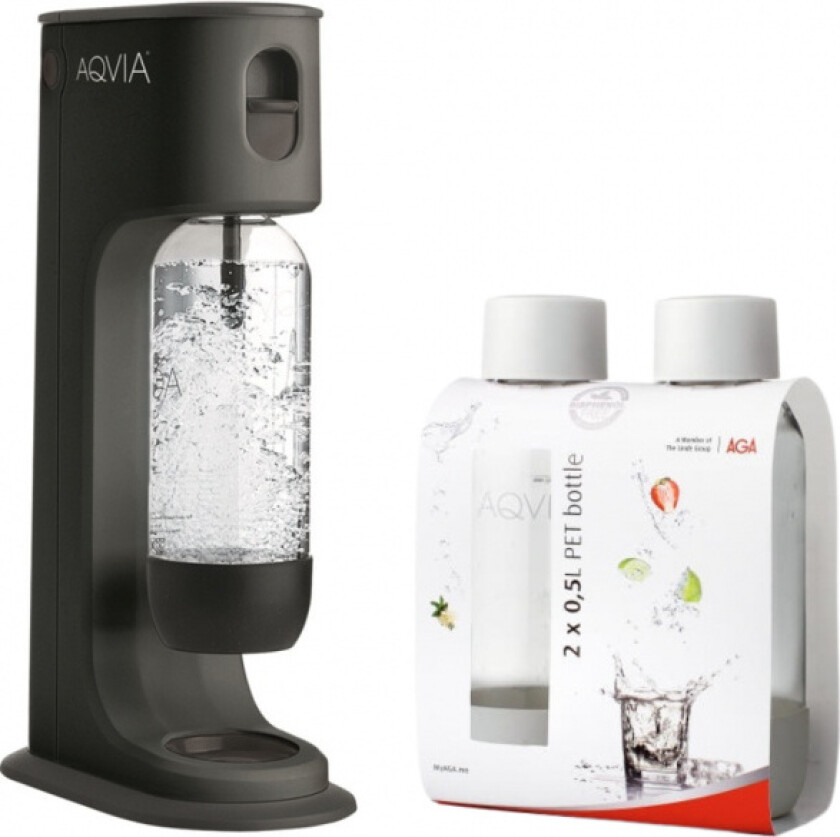 Aqvia Balance (Black) + 2 x 0,5L PET-flaskor