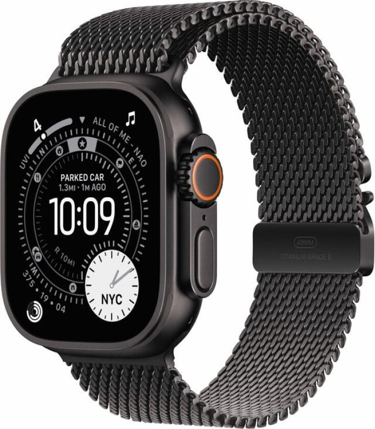 Watch Ultra 3 49mm (Black Titanium/Black Titanium Milanese Loop) L