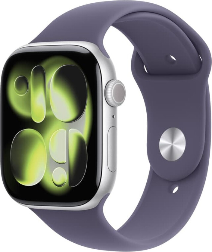 Watch Series 11 46mm GPS + LTE (Silver Aluminium/Purple Fog Sport Band) M/L