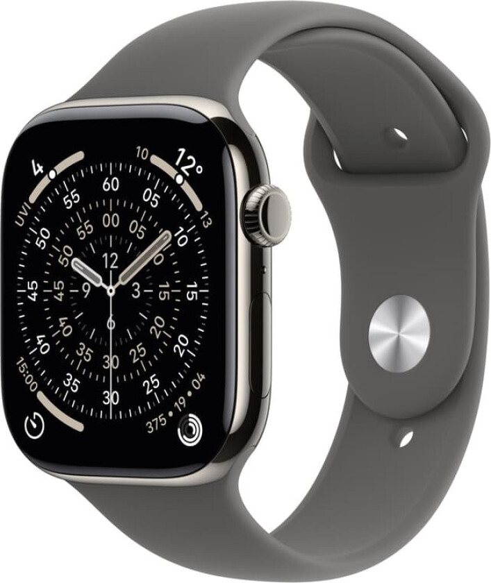 Watch Series 11 46mm GPS + LTE (Natural Titanium/Stone Gray Sport Band) S/M