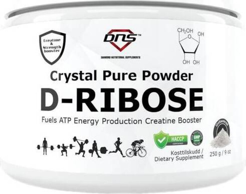 100% D-Ribose Powder Creatine-booster - 250 gram