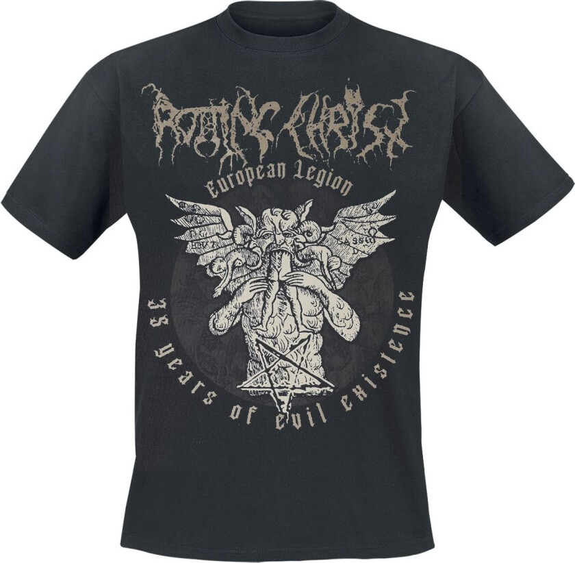 T-skjorte - 35 Years Of Evil Existence - S til XXL - Herrer - svart