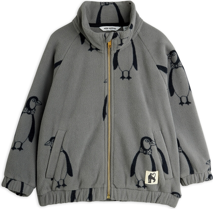 Penguin Fleecejakke Grey Grey 116/122 cm Grå 116/122 cm mann