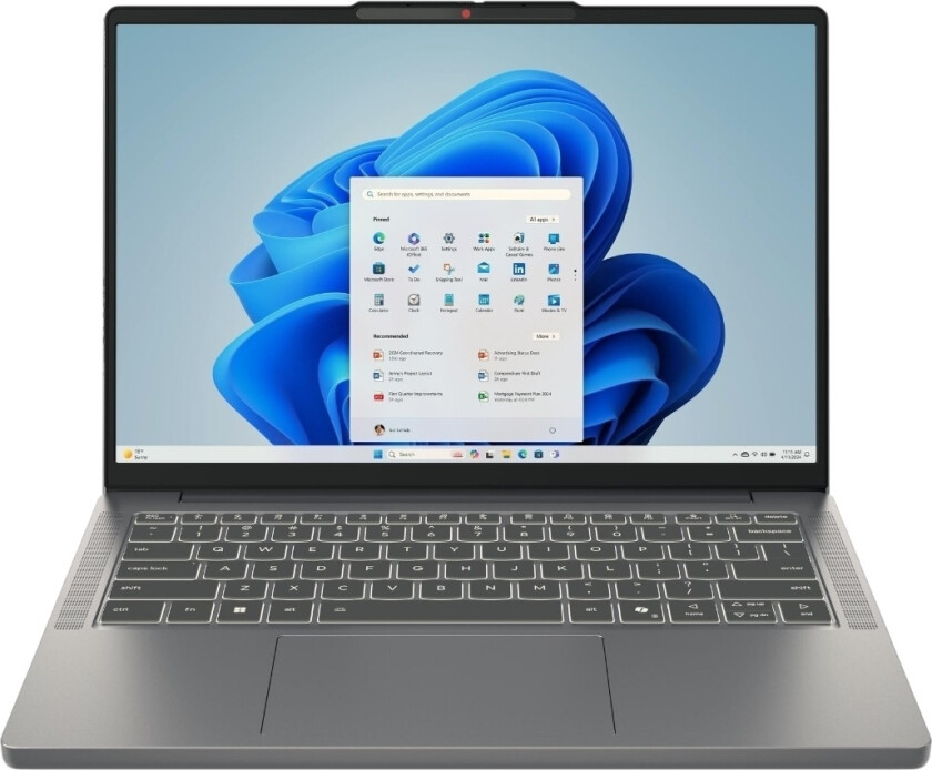 IdeaPad Slim 3 14IRH10 (I7/16/512 GB) 14" bærbar PC, Luna grey