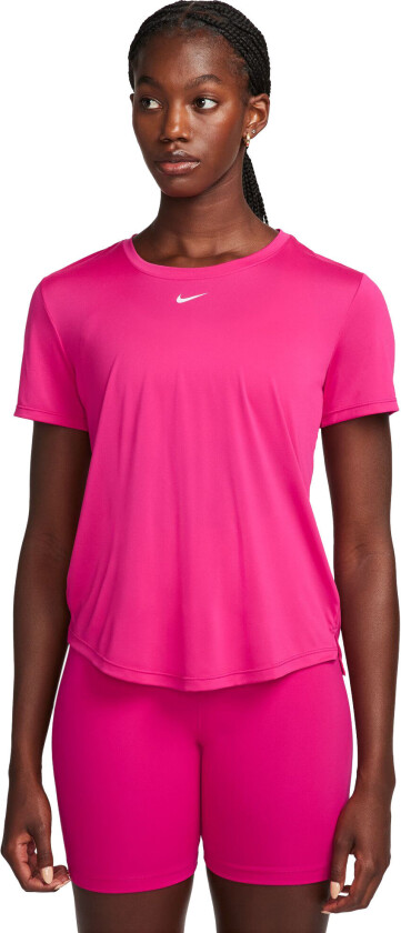 Dri-Fit One T-Shirt Dame Fireberry/White XS