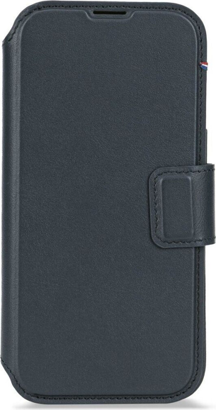 Leather Detachable Wallet Marineblå