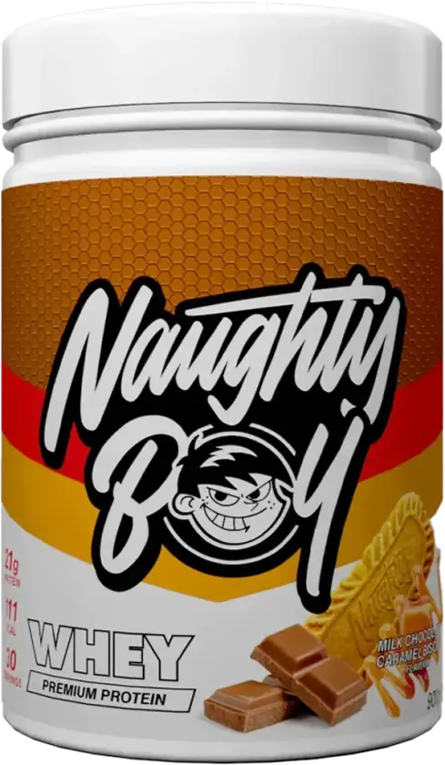 Naughty Boy Advanced Whey Protein - 900g - Milk Chocolate Caramel Biscuit