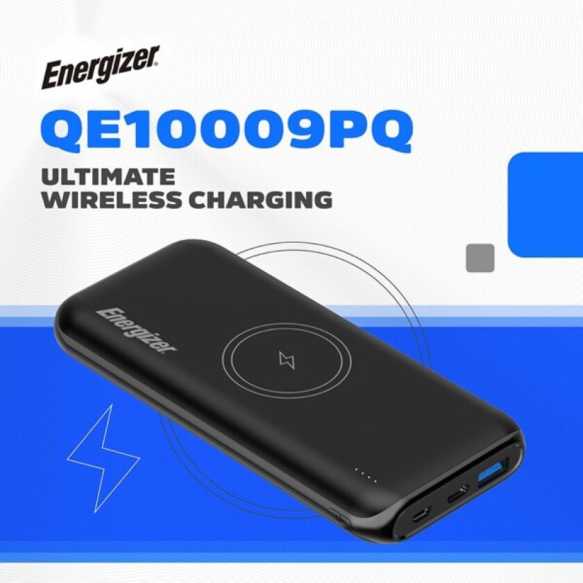 QE10009PQ power bank Nødlader - Svart - 10000 mAh