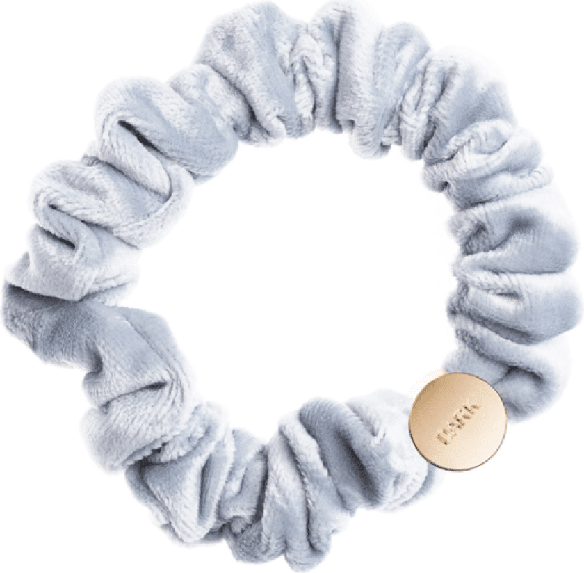 DARK Velvet Mini Scrunchie Cool Blue