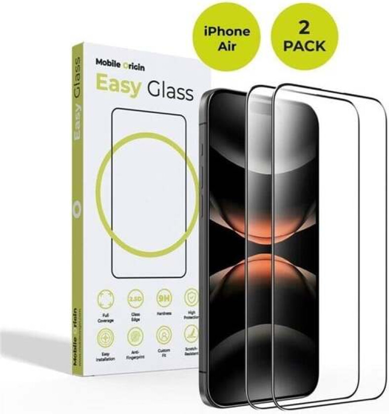 EasyGlass iPhone Air 2 pack