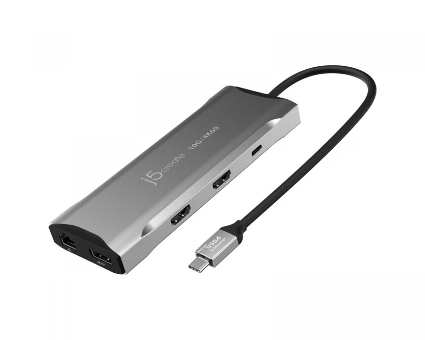 J5create 4k60 Elite Usb-C Triple-Monitor 10gbps Mini Dock
