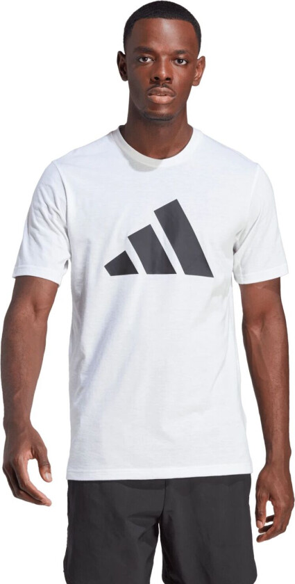 adidas Train Essentials FeelReady Logo Training T-Shirt, t-skjorte, herre WHITE/BLACK