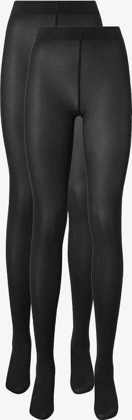 Strømpebukser 80 DEN 2-pakning - Svart