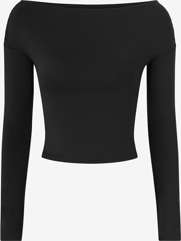 Topp Off Shoulder - Svart