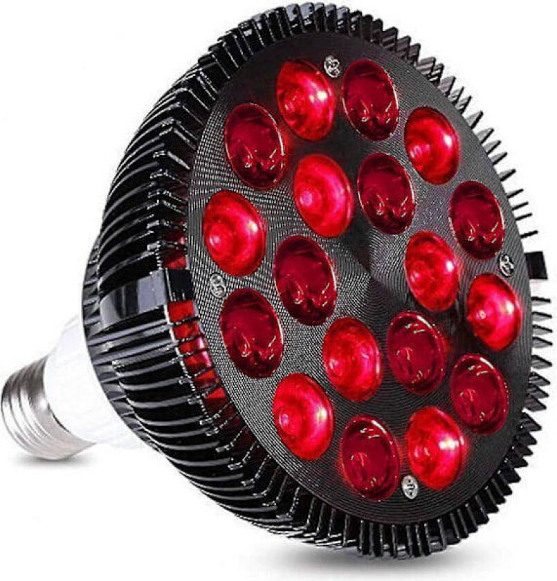 Rødlysbehandlingslampe, kompatibel med Wolezek 36W 18 LED infrarød lysterapi, 660nm rødt lys og 850nm nær-infrarødt kombinert rødt lys