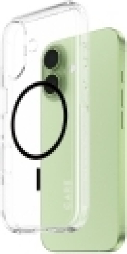 CARE by ® Flagship Case Transparent Urban Explorer w. Black MagSafe iPhone 17, Etui, Apple, Apple - iPhone 2025 non-Pro, Gjennomsiktig