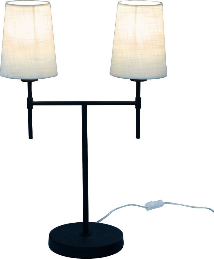 Bordlampe Verbier, Svart