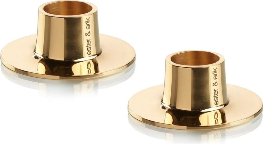 ester & erik lysestake blank 2-stk. Gull