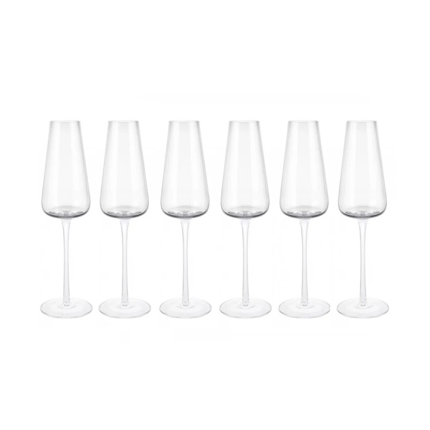 Belo champagneglass 20 cl 6-pakning Clear