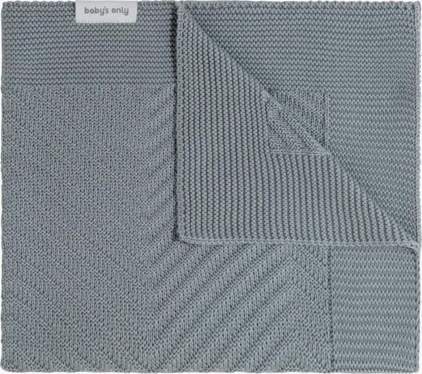 Baby Crib Teppe Grace, Nordic Blue - Tekstiler - Bomull,Akryl