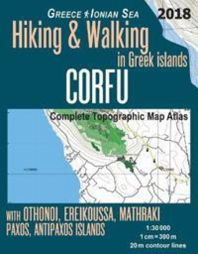 Corfu Complete Topographic Map Atlas 1