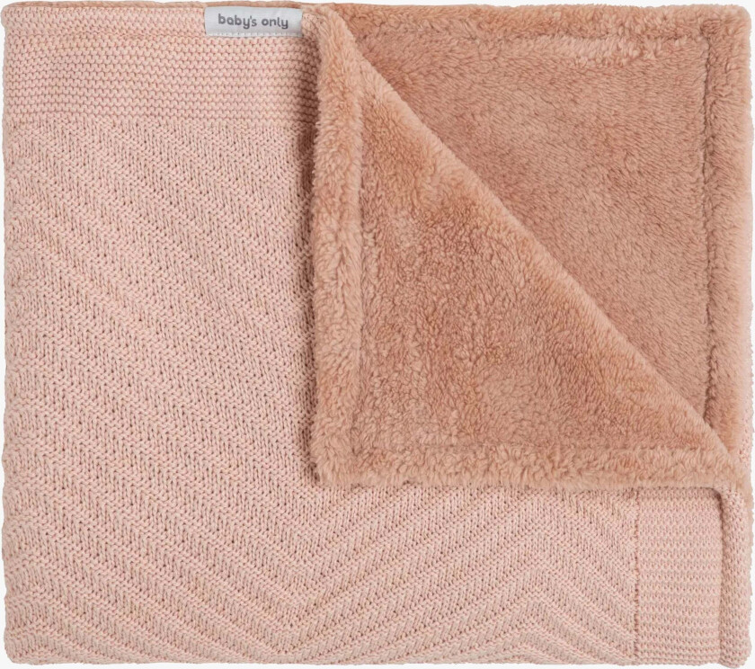 Bilde av Baby Crib Teppe Teddy Grace, Blush - Tekstiler - Bomull,Akryl