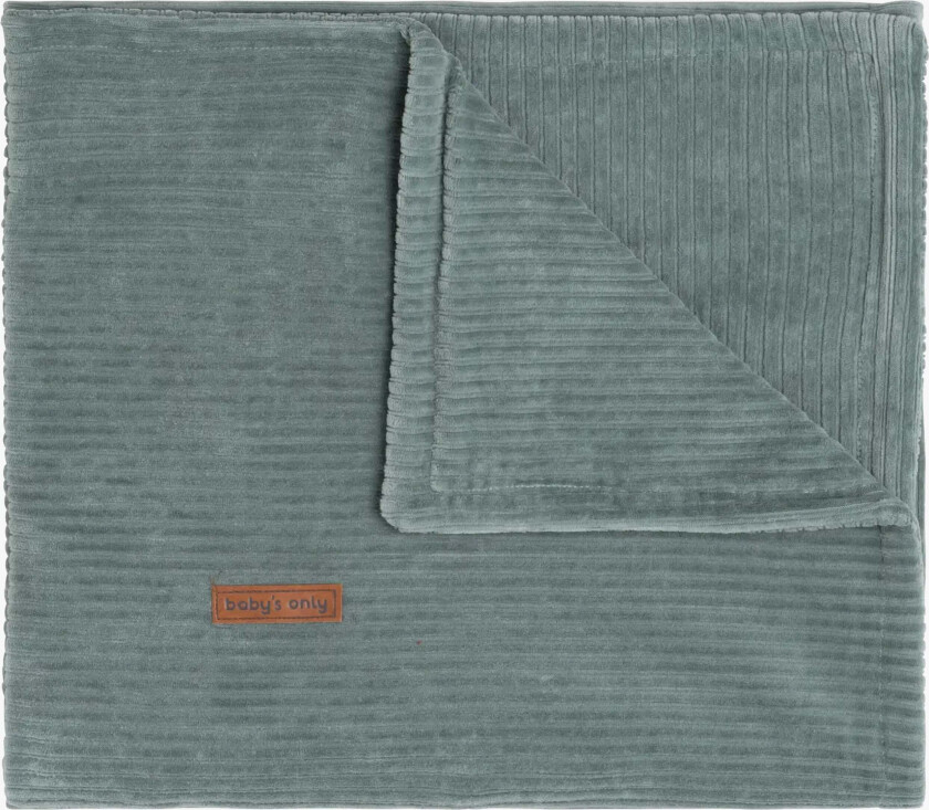 Bilde av Baby Crib Teppe Sense, Sea Green - Tekstiler - Bomull,Polyester