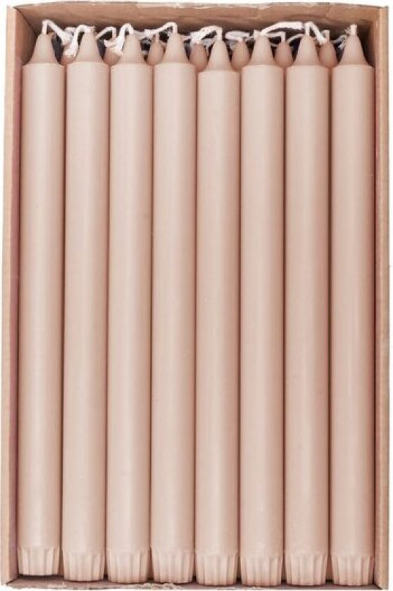 EKO Kronelys 2,2x28 cm warm beige