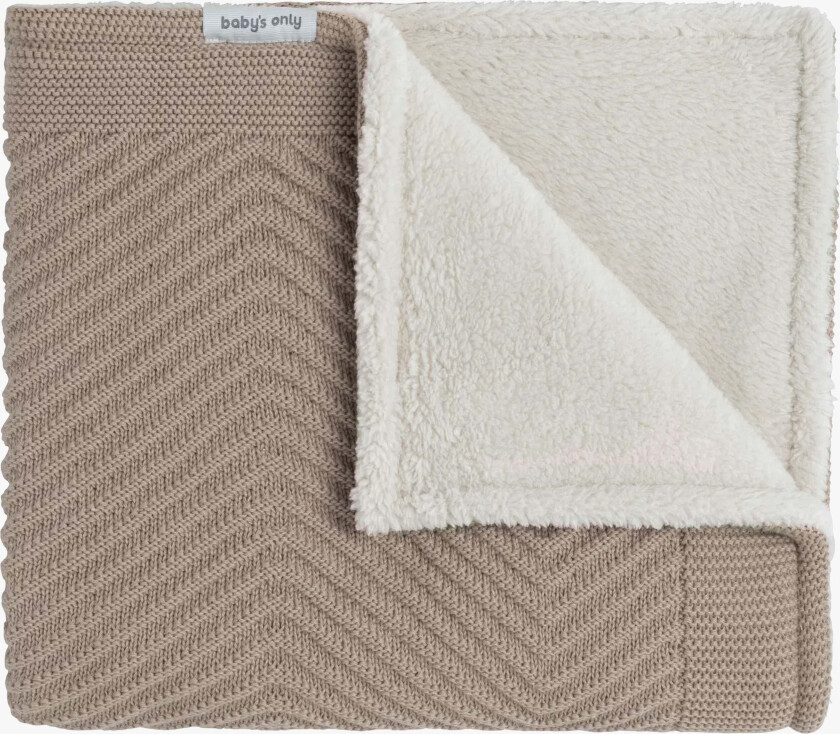 Baby Crib Teppe Teddy Grace, Beige - Tekstiler - Bomull,Akryl