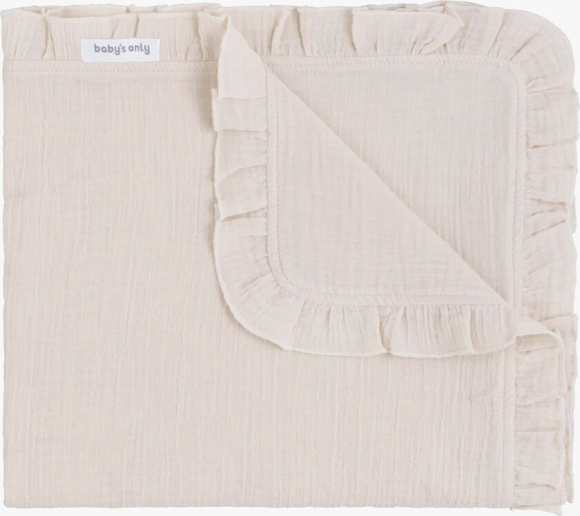 Baby Crib Teppe Calm, Warm Linen - Tekstiler - 100% Bomull