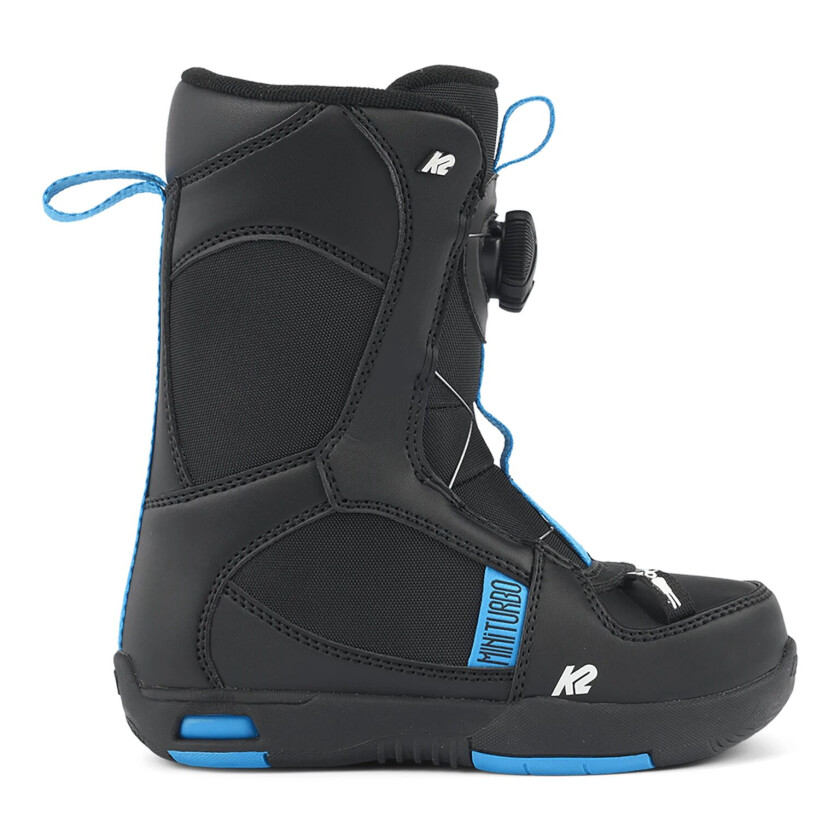 Juniors' Mini Turbo Snowboard Boots 34, Black