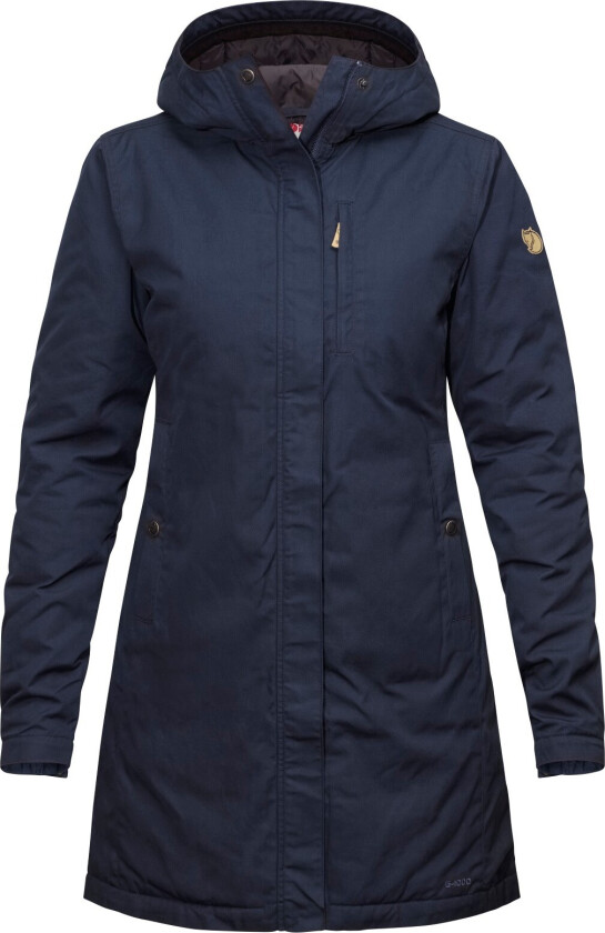 Women's Kiruna Padded Parka Dark Navy