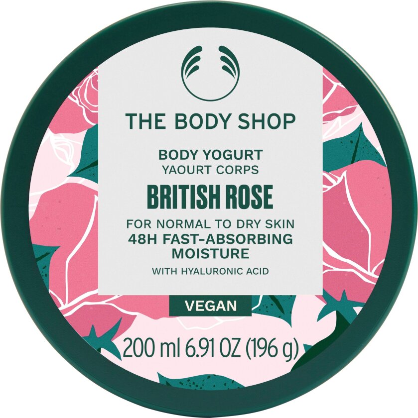 British Rose Body Yogurt 200 ml