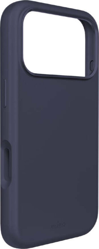 iPhone 17 Pro Max PURO ICON MAG PRO Silikon Deksel – MagSafe Kompatibelt – Mørk Blå