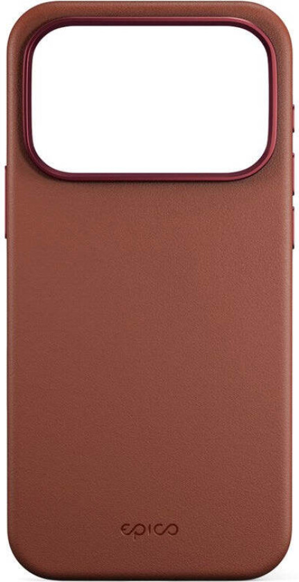 iPhone 17 Pro Epico Leather Pro Mag+ Deksel - MagSafe Kompatibel - Brun