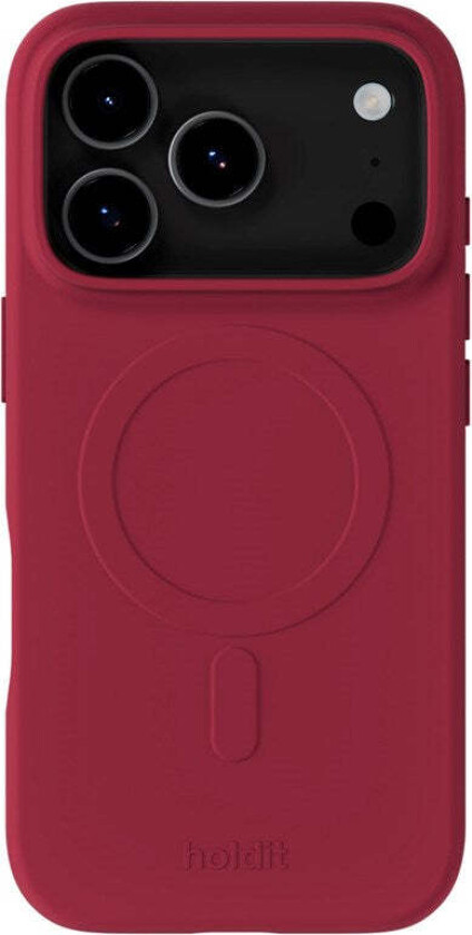 iPhone 17 Pro Max Soft MagSafe Case - Red Velvet