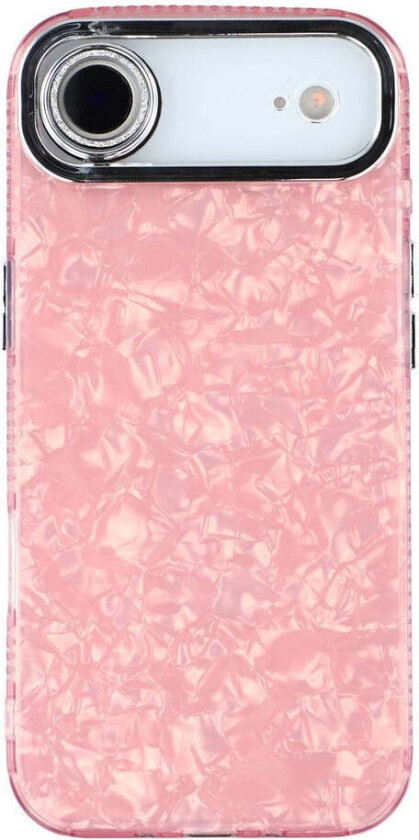iPhone Air Hybrid Plast Deksel m. Innebygd Kameralinsebeskyttelse - Perlemorsmønster / Rosa