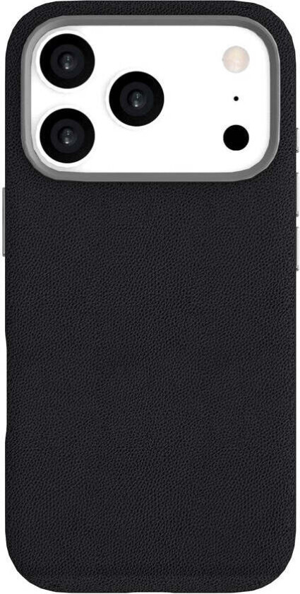 eSTUFF iPhone 17 Pro INFINITE VENICE Kunstskinntrukket Plast Deksel – MagSafe Kompatibelt – Svart