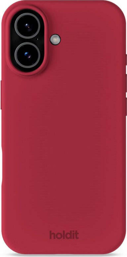 iPhone 17 Soft Touch Silikon Deksel - Red Velvet