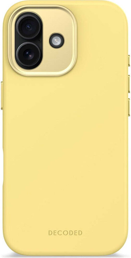 Decoded iPhone 17 AntiMicrobial Silikon Deksel - MagSafe Kompatibel - Yuma Yellow