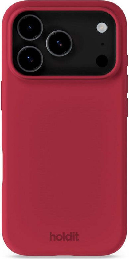 iPhone 17 Pro Max Soft Touch Silikon Deksel - Red Velvet