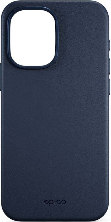 iPhone 17 Epico Leather Pro Mag+ Deksel - MagSafe Kompatibel - Blå