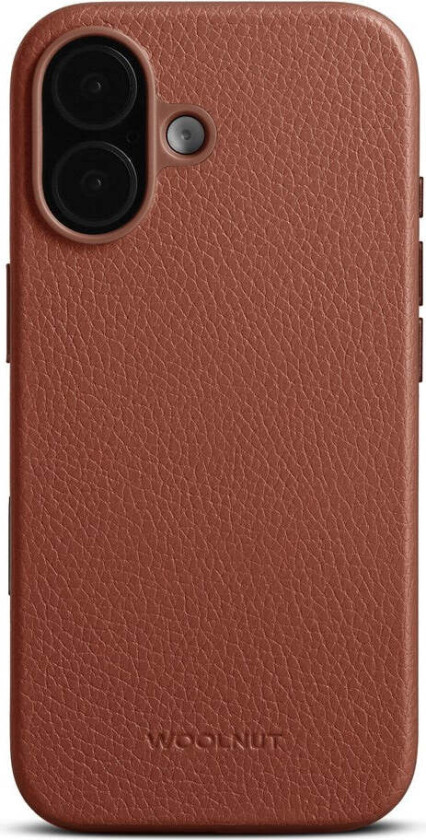 iPhone 17 Ekte Skinn Deksel - MagSafe Kompatibel - Brun