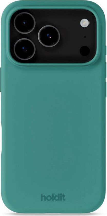 iPhone 17 Pro Soft Touch Silikon Deksel - Moss Green